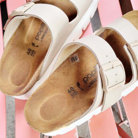 Arizona Chunky Platform Birkenstocks in Sandcastle Sz 40 - Picture 8 of 8